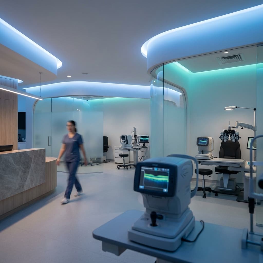 Premium Ophthalmology Clinic Interior